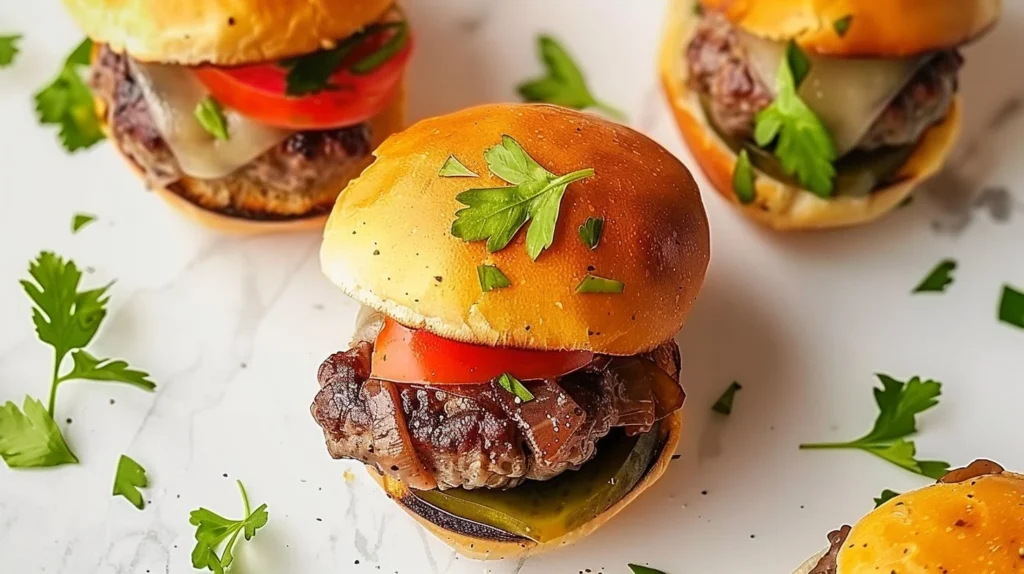Delicious easy sliders for a quick and tasty meal.
