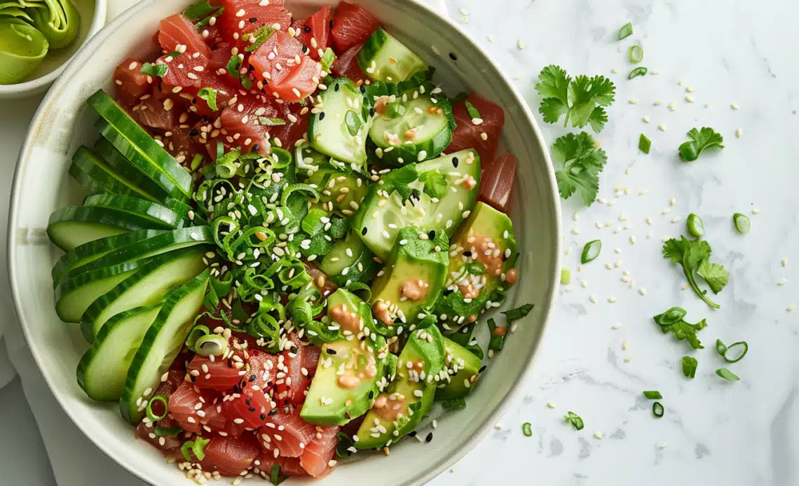 Spicy Tuna Salad Bowls (No Mayo, High Protein)
