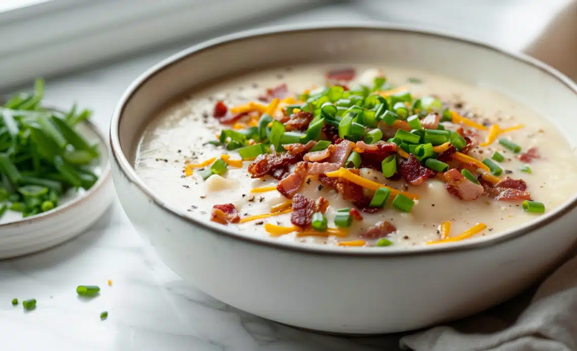 The Best Slow Cooker Potato Soup