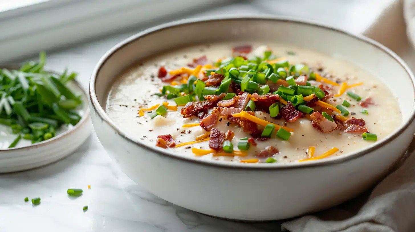 The Best Slow Cooker Potato Soup