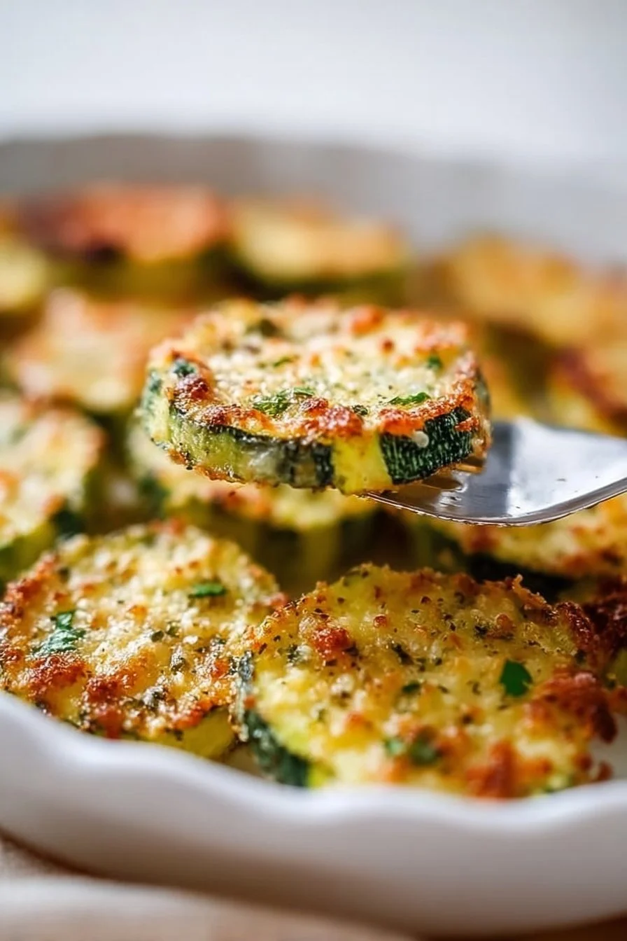 Savory Parmesan Zucchini Rounds