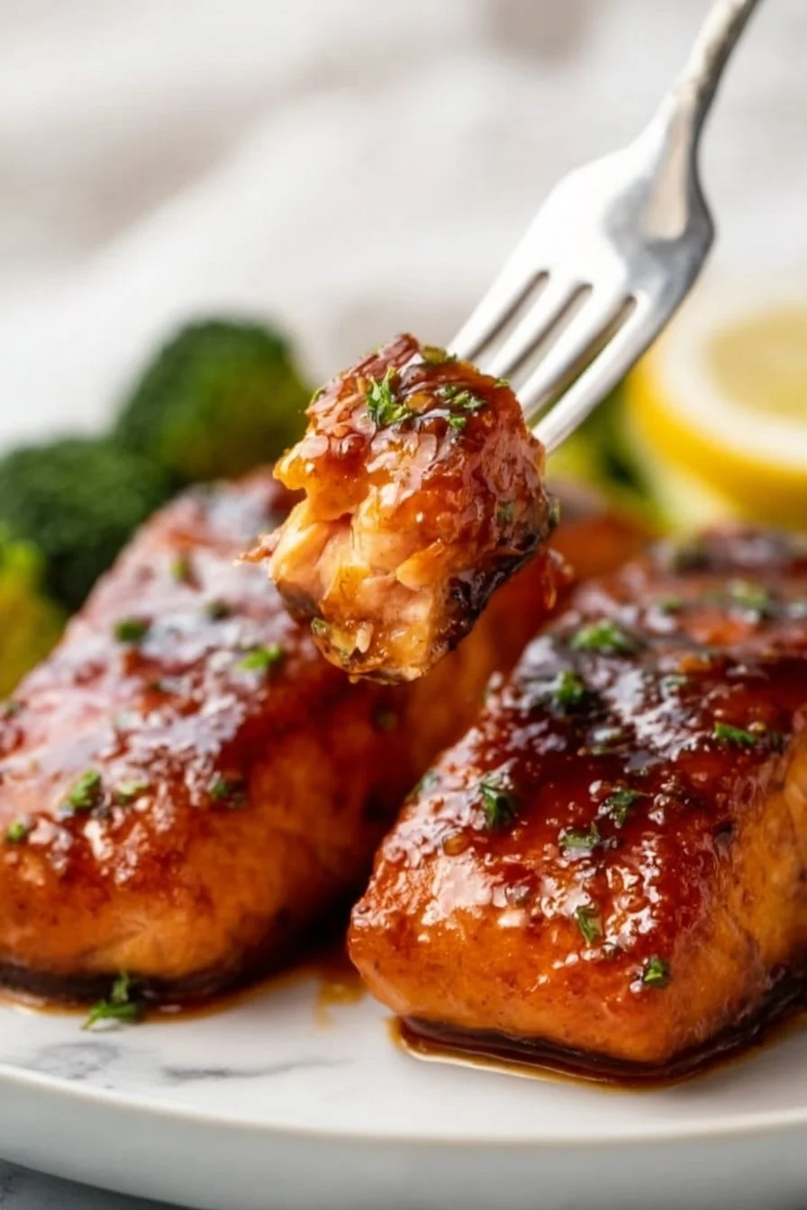 Sticky Glazed Salmon